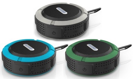 SoundBot SB512 Water- and Shock-Resistant Portable Wireless Bluetooth Shower Speaker