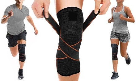 DCF Knee-Compression Sleeve with Adjustable Straps