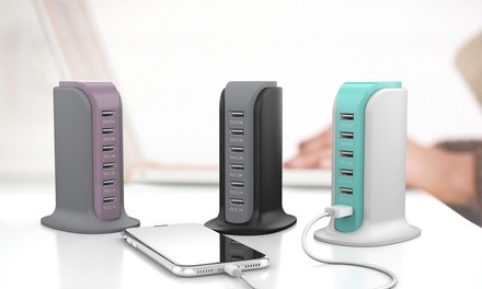 Tech Elements 6-Port USB Charging Stand