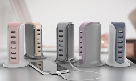 Element Works 6-Port USB Charging Stand