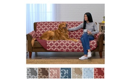 Reversible Printed Quilted Furniture Protector Set (2-Piece)