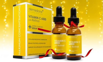 Vitamin C 6000 with Retinol Face Treatment (1 or 2 Bottles)