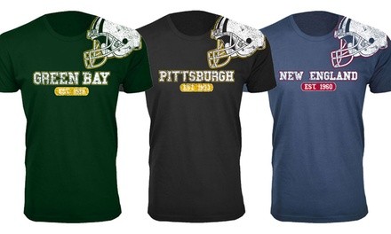 Men's Football Helmet Cotton T-Shirts (S-3XL)