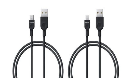 6Ft. or 10Ft. Charge and Sync Micro-USB Cable (1- or 2-Pack)