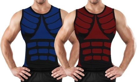 Men's Compression Shirt with Targeted Compression