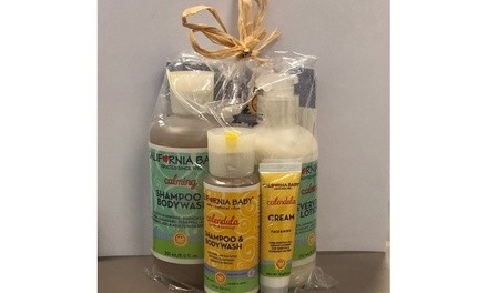 California Baby Infant Skincare Gift Set (4-Piece)