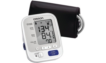 Omron 5 Series Upper-Arm Blood Pressure Monitor with Wide-Range Cuff