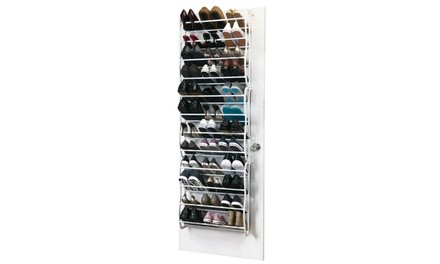 Adjustable Over-the-Door Shoe Rack