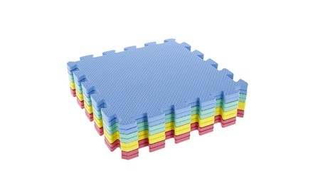 Stalwart Interlocking EVA Foam Padding Floor Tiles Set (8-Pack)