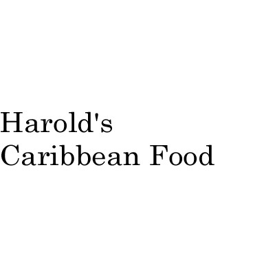 Harold's Caribbean Food