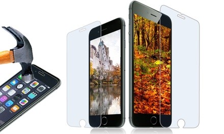 Tempered-Glass iPhone Screen Covers (1- or 2-Pack)