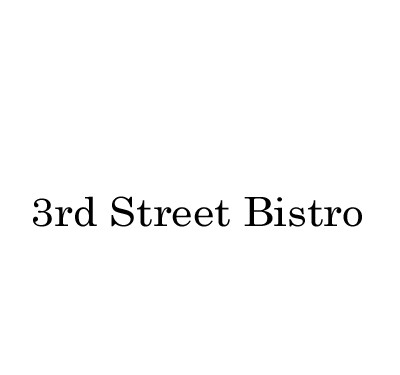 3rd Street Bistro