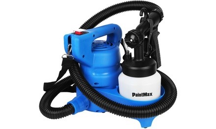 Paint Max 450 Watt Portable Paint Sprayer with Adjustable Paint Container Pedestal