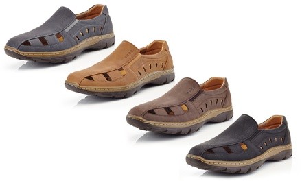 Men's Casual Slip-on Nu-Buck Comfort Loafers