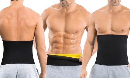 Hot Shapers Men's Waist-Trimmer Sauna Belt