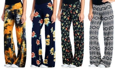 Women's Comfort Pants with Rolled Waistband. Plus Sizes Available.