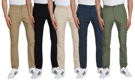 Verdo Men's Slim-Fit Stretch Chino Pants