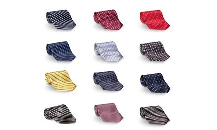 Men's Casual Dressy Silk Neck Tie 