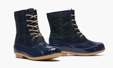 Sociology Women's Two-Tone Duck Boots | Groupon Exclusive (Size 6)