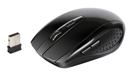 Ergonomic Wireless USB 2.0 Optical Mouse