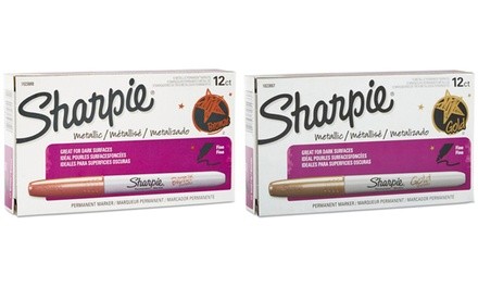 Sharpie Metallic Permanent Marker (12-Pack)
