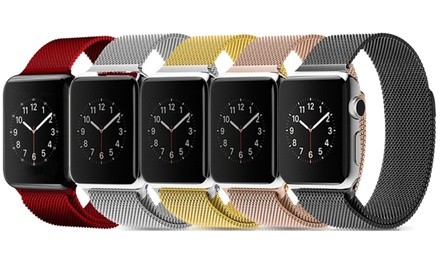 Waloo Milanese Loop Stainless Steel Apple Watch Band Series 1, 2, 3, & 4