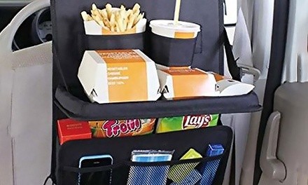 Backseat Car Organizer with Food Tray