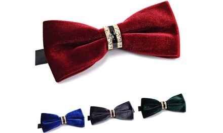 Elie Milano Men's Handmade Knit Bow-Tie