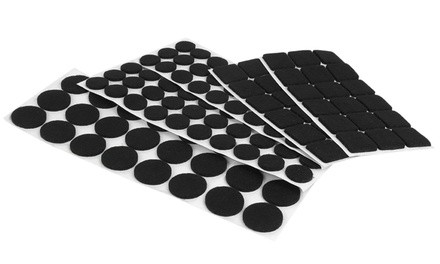 Evelots Self-Stick Heavy-Duty Felt Furniture Pads in Assorted Sizes (120-Piece)