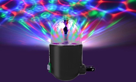 3W RGB LED Disco AC Outlet Night Light