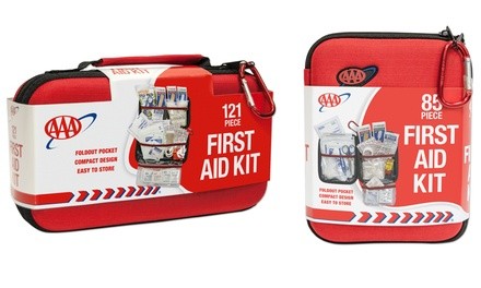 AAA Hard-Shell First-Aid Kit (85- or 121-Piece)