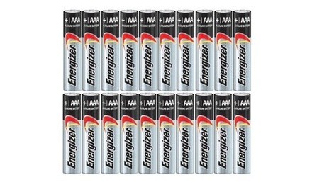 Energizer AA or AAA Max Alkaline Batteries (20-Pack)