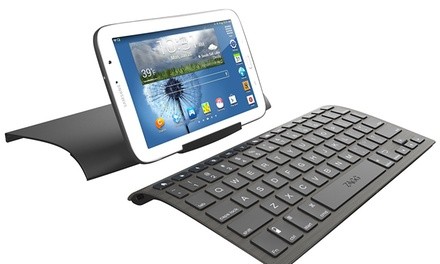 Zagg Universal Wireless Keyboard with Case for Bluetooth Smartphones and Tablets