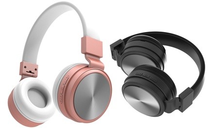 Laud Chrome Folding Wireless Bluetooth Headphones for Smartphones