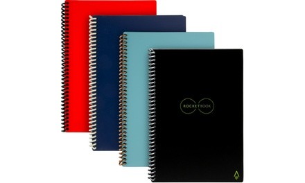Rocketbook Everlast Reusable Smart Notebook with Pen Station in Various Colors (2-Pack)