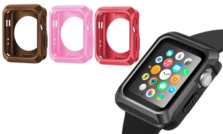 Waloo Tough Armor Rugged Bumper Case for Apple Watch Series 1, 2, & 3