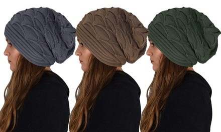 Women's Slouchy Oversized Beanie Hat