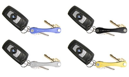 SimpleKey Extended Compact Key Holder and Keychain Organizer