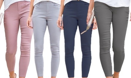 Reflection Women's Stretchy Pull-On Jeggings. Plus Sizes Available.