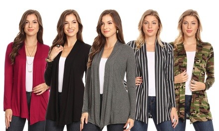 Nelly Women's Long-Sleeved Cardigan. Plus Sizes Available.