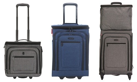 Traveler's Club Expandable Top Suitcase Luggage (Carry-on and Spinner)