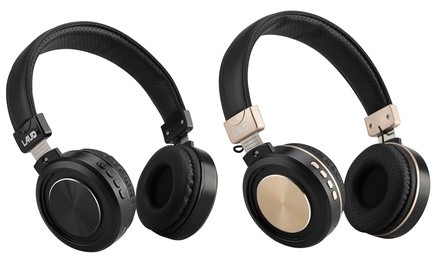 LAUD Over-The-Ear Bluetooth Headphones with Wired Option (1- or 2-Pack)