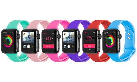 Silicone Sports Band for 38mm/40mm or 42mm/44mm Apple Watch