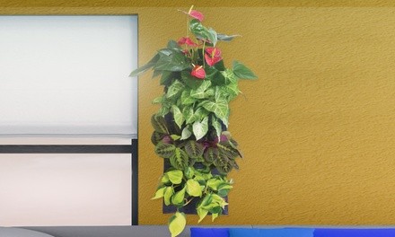 Hanging 4-Pocket Wall Planter