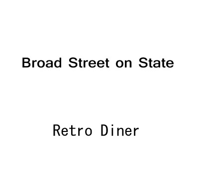 Broad Street on State Retro Diner